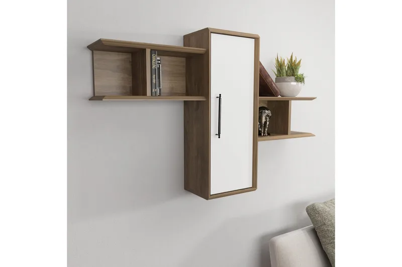 Rinorea Vegghylle 118,6x51,8 cm - Brun - Oppbevaring - Hylle - Vegghylle