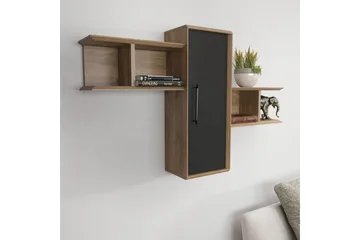 Rinorea Vegghylle 118,6x51,8 cm - Brun - Oppbevaring - Hylle - Vegghylle