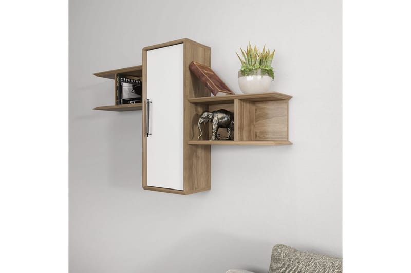 Rinorea Vegghylle 118,6x51,8 cm - Brun - Oppbevaring - Hylle - Vegghylle