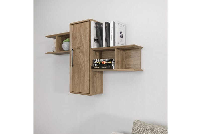 Rinorea Vegghylle 118,6x51,8 cm - Brun - Oppbevaring - Hylle - Vegghylle