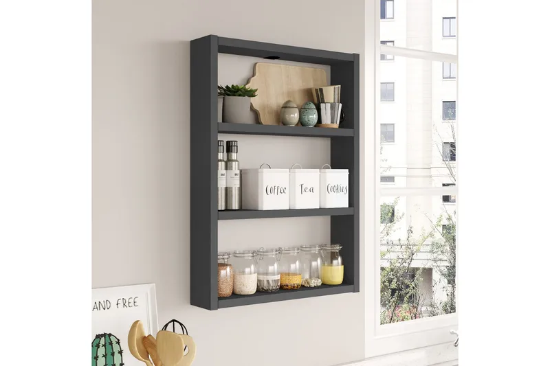 Rinorea Vegghylle 43,2x60 cm, Antrasitt