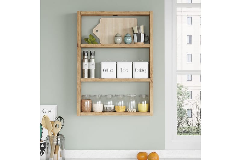 Rinorea Vegghylle 43,2x60 cm - Grønn - Oppbevaring - Hylle - Vegghylle