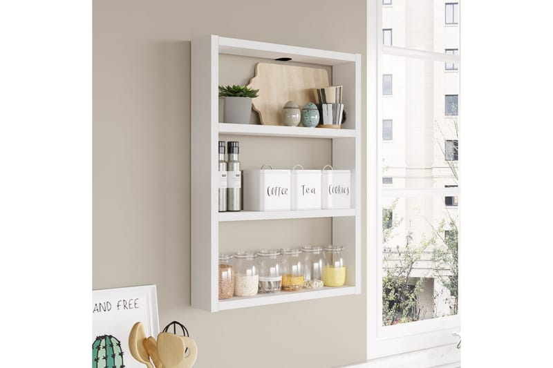 Rinorea Vegghylle 43,2x60 cm, Hvit