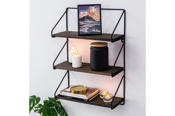 Rinorea Vegghylle 60x15 cm 3 Hyller - Oppbevaring - Hylle - Vegghylle