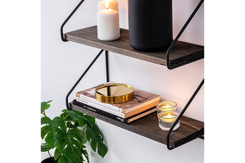 Rinorea Vegghylle 60x15 cm 3 Hyller - Oppbevaring - Hylle - Vegghylle