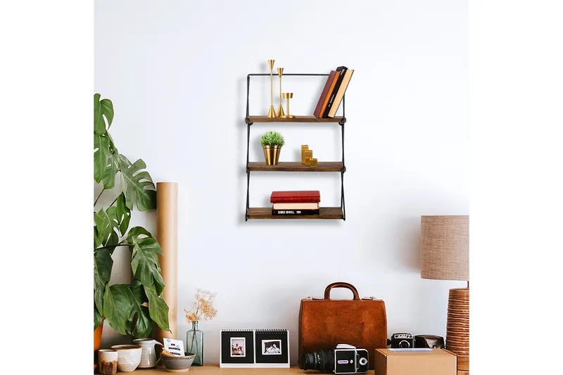 Rinorea Vegghylle 60x15 cm 3 Hyller - Oppbevaring - Hylle - Vegghylle