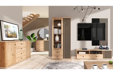 Rosehall Vägghylla 120x18 cm Black - Oppbevaring - Hylle - Vegghylle