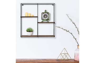 Siringo Vegghylle 60x15 cm 3 Hyller - Oppbevaring - Hylle - Vegghylle