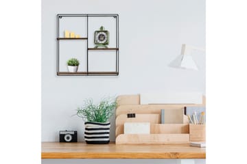 Siringo Vegghylle 60x15 cm 3 Hyller - Oppbevaring - Hylle - Vegghylle