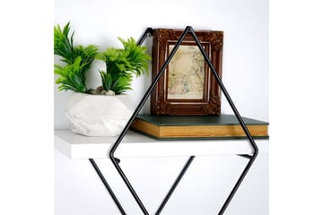 Sivrice Vegghylle 31x15 cm - Hvit - Oppbevaring - Hylle - Vegghylle