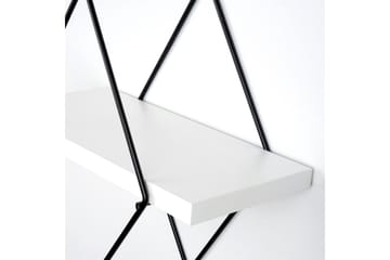 Sivrice Vegghylle 31x15 cm - Hvit - Oppbevaring - Hylle - Vegghylle