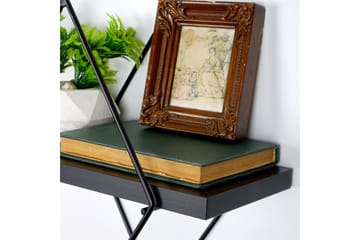Sivrice Vegghylle 31x15 cm - Svart - Oppbevaring - Hylle - Vegghylle