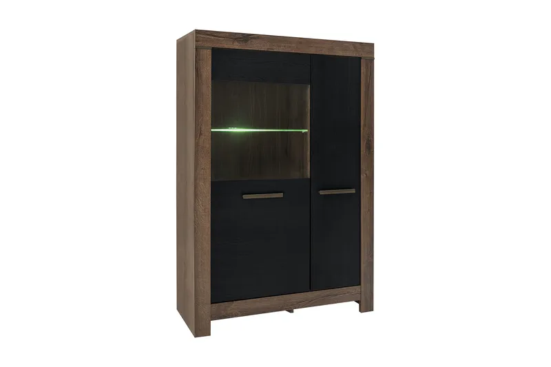 Skap Medard 101x149 cm, Tre/Natur/Svart