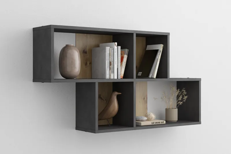 Stanthorne Vegghylle 100 cm, Brun