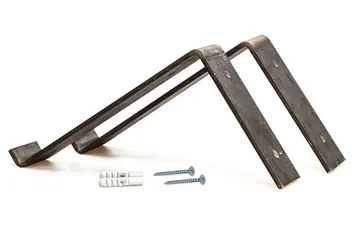 Straad Vegghylle 60 cm - Svart / Valnøtt - Oppbevaring - Hylle - Vegghylle