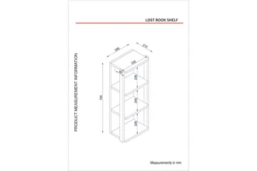 Tera Home Vegghylle - Oppbevaring - Hylle - Vegghylle