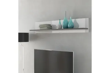 Tolovgrad Vegghylle 22x150 cm - Grå/Hvit - Oppbevaring - Hylle - Vegghylle