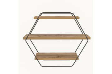 Vegghylle Azra 60x20 cm - Natur - Oppbevaring - Hylle - Vegghylle