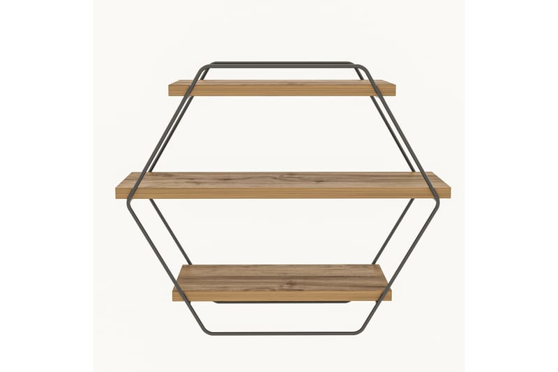Vegghylle Azra 60x20 cm - Natur - Oppbevaring - Hylle - Vegghylle