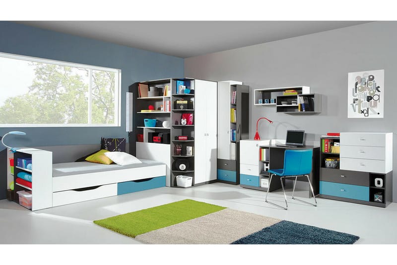 Vegghylle Edinbane 115x25 cm - Hvid - Oppbevaring - Hylle - Vegghylle