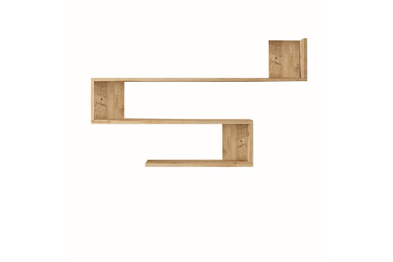 Vegghylle Qorgyle 120 cm - Brun - Oppbevaring - Hylle - Vegghylle