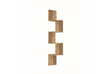 Vegghylle Qorgyle 22 cm - Brun - Oppbevaring - Hylle - Vegghylle