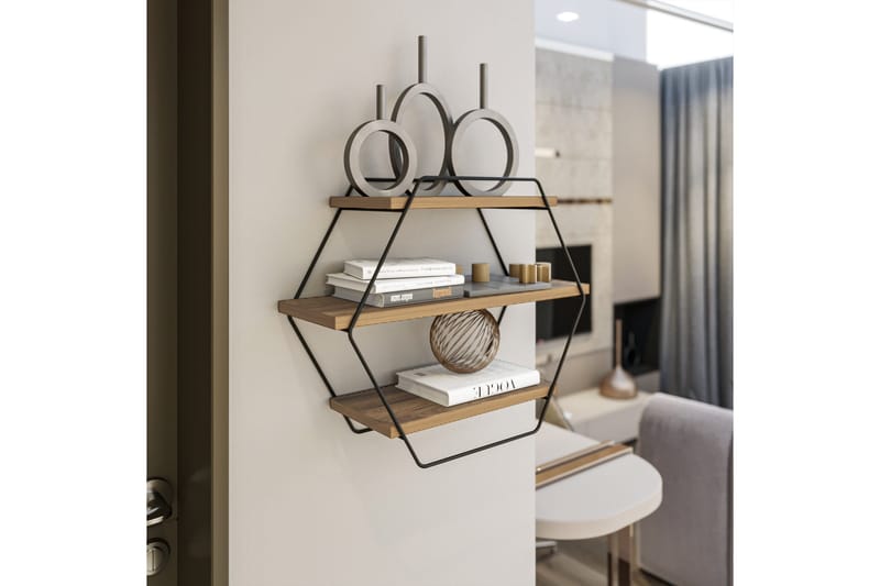 Vegghylle Tatil vegghylle 60x20 cm Tre/Natur - Oppbevaring - Hylle - Vegghylle