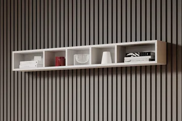 Vegghylle Torrao 19x169 cm - Hvit - Oppbevaring - Hylle - Vegghylle