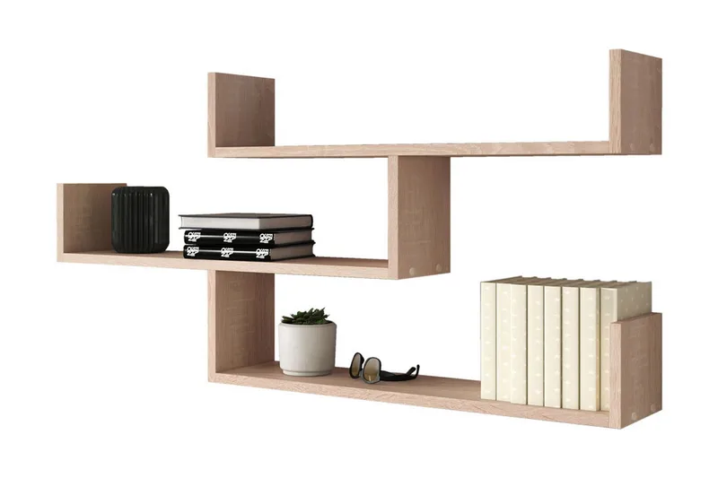 Vegghylle Trio 119x18x55 cm