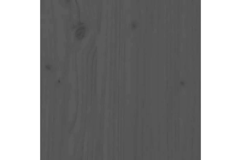 Veggskap grå 30x30x40 cm heltre furu - Grå - Vegghylle - Vegghengt oppbevaring