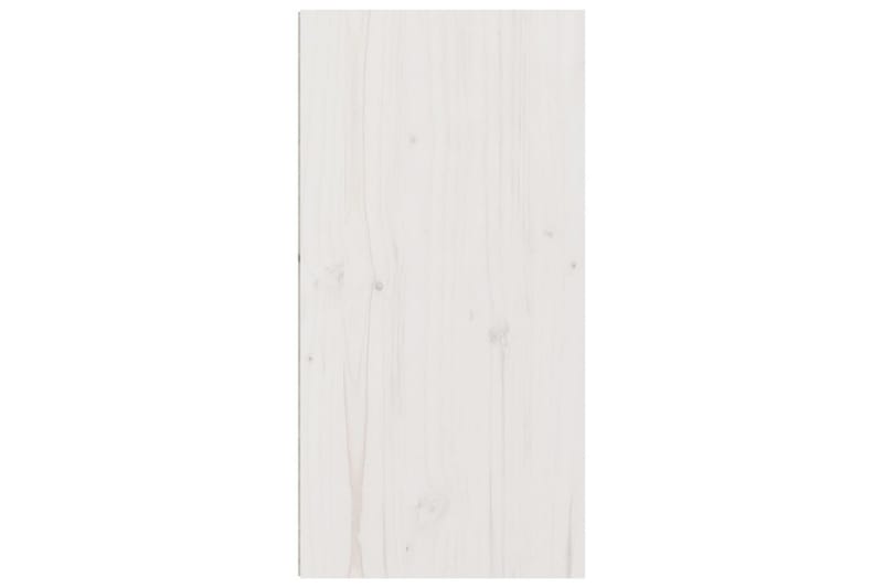Veggskap hvit 30x30x60 cm heltre furu - Hvit - Vegghylle - Vegghengt oppbevaring