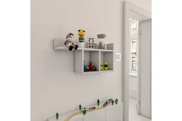 Vigneti Vegghylle 62x18 cm - Hvit - Oppbevaring - Hylle - Vegghylle