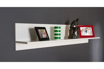 Wall Shelf Hvit høyglans - Hvit - Oppbevaring - Hylle - Vegghylle