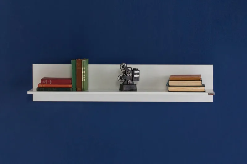 Wall Shelf Hvit høyglans - Hvit - Oppbevaring - Hylle - Vegghylle