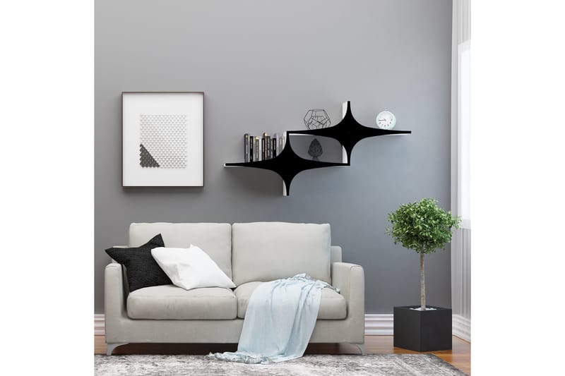 Wall Shelf Svart - Svart - Oppbevaring - Hylle - Vegghylle