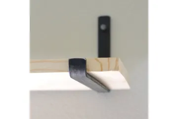 Wayte Vegghylle 60 cm - Svart / Eik - Oppbevaring - Hylle - Vegghylle