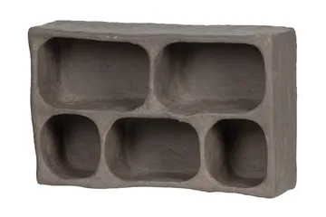 Woudmeer Vegghylle 23x45cm - Grå - Oppbevaring - Hylle - Vegghylle