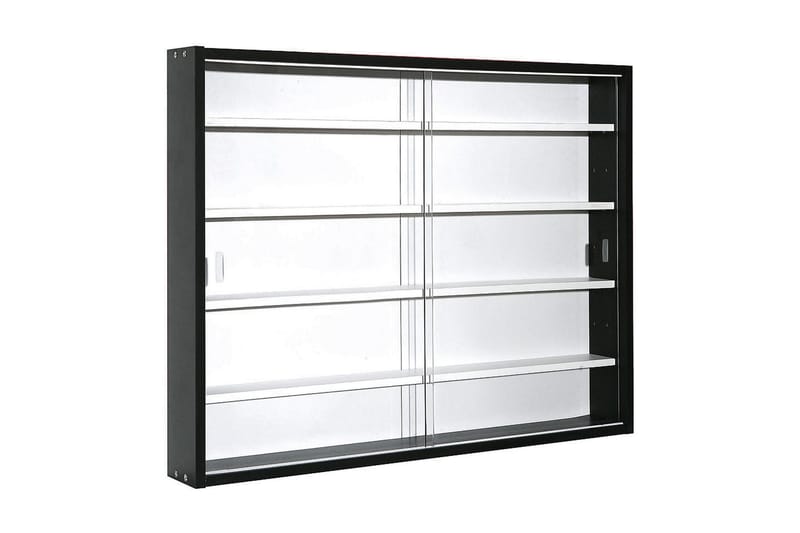 Veggmonter Cestica 80 cm - Svart|Hvit - Vegghylle - Vegghengt oppbevaring