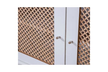 Velin Bokhylle 90 cm - Hvit/Lysfarget tre - Oppbevaring - Hylle - Bokhylle