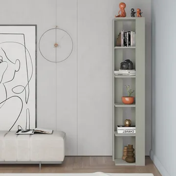Verina Bokhylle 161 cm - Ash Green - Oppbevaring - Hylle - Hjørnehylle
