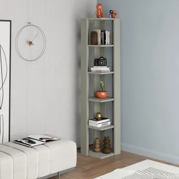 Verina Bokhylle 161 cm - Ash Green - Oppbevaring - Hylle - Hjørnehylle