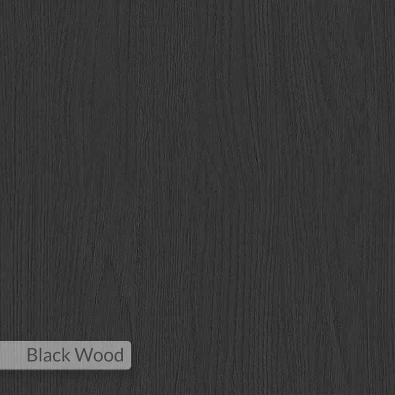 Verina Bokhylle 161 cm - Black Wood - Oppbevaring - Hylle - Hjørnehylle