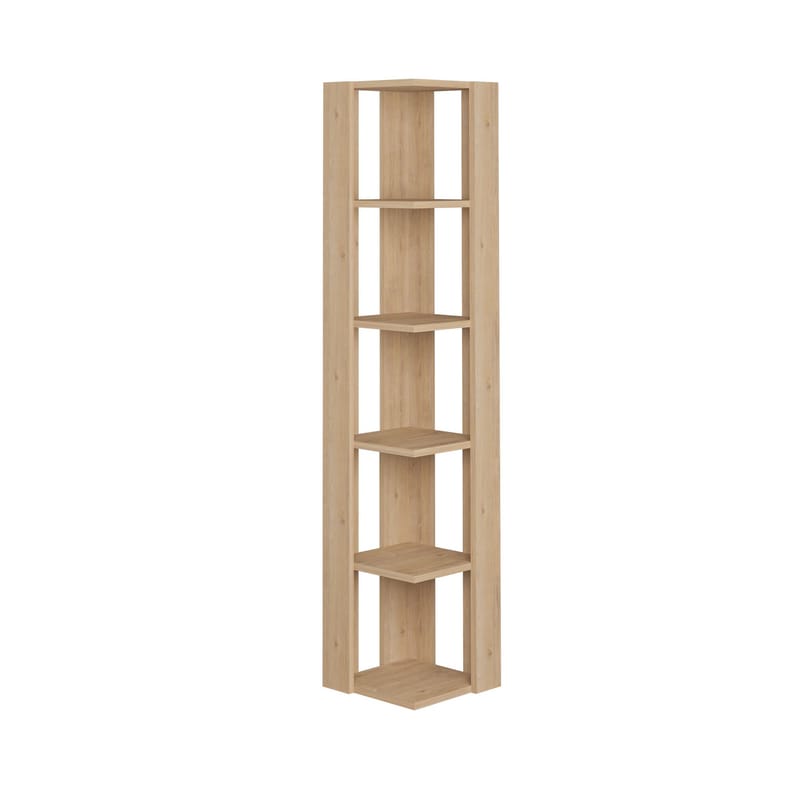 Verina Bokhylle 161 cm - Sapphire Oak - Oppbevaring - Hylle - Hjørnehylle