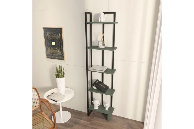 Veylar Bokhylle 36,4 cm - Sort/Grønn - Oppbevaring - Hylle - Bokhylle