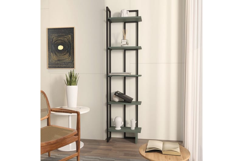 Veylar Bokhylle 36,4 cm - Sort/Grønn - Oppbevaring - Hylle - Bokhylle