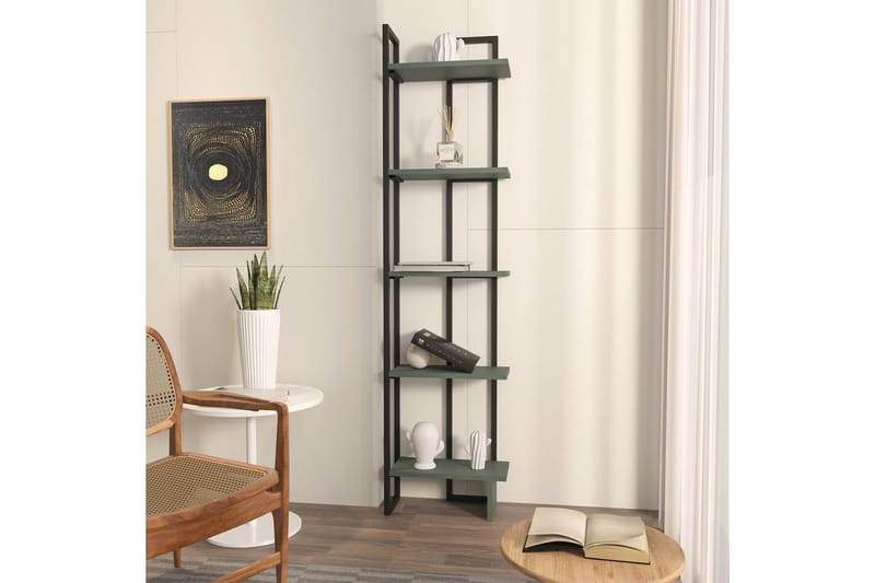 Veylar Bokhylle 36,4 cm - Sort/Grønn - Oppbevaring - Hylle - Bokhylle