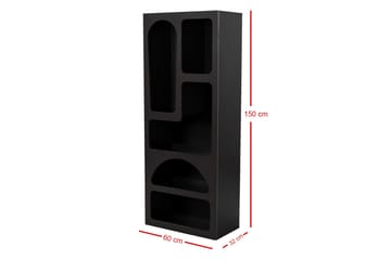 Wenus Bokhylle 60 cm - Svart - Oppbevaring - Hylle - Bokhylle