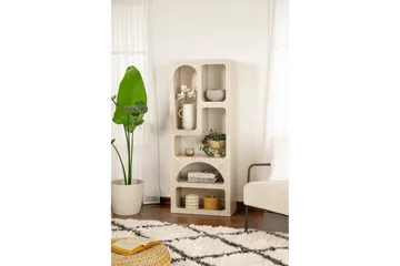 Wenus Bokhylle 60 cm - Travertin/Sandstein - Oppbevaring - Hylle - Bokhylle