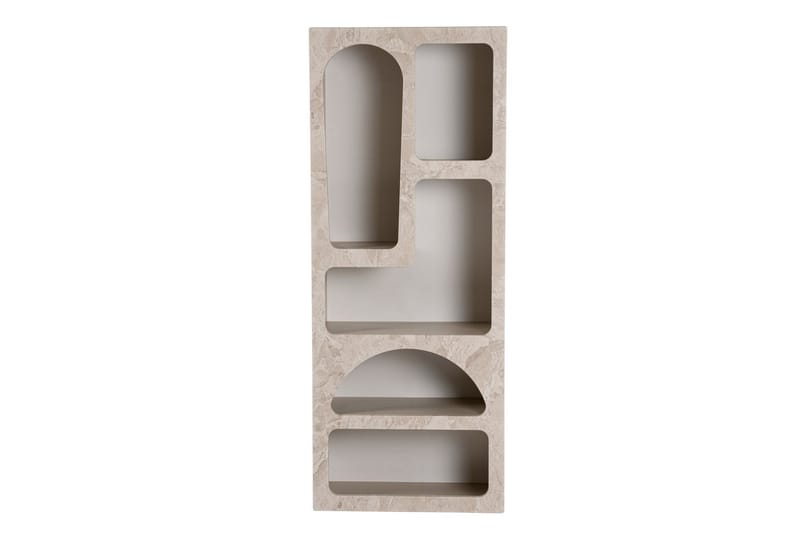 Wenus Bokhylle 60 cm - Travertin/Sandstein - Oppbevaring - Hylle - Bokhylle
