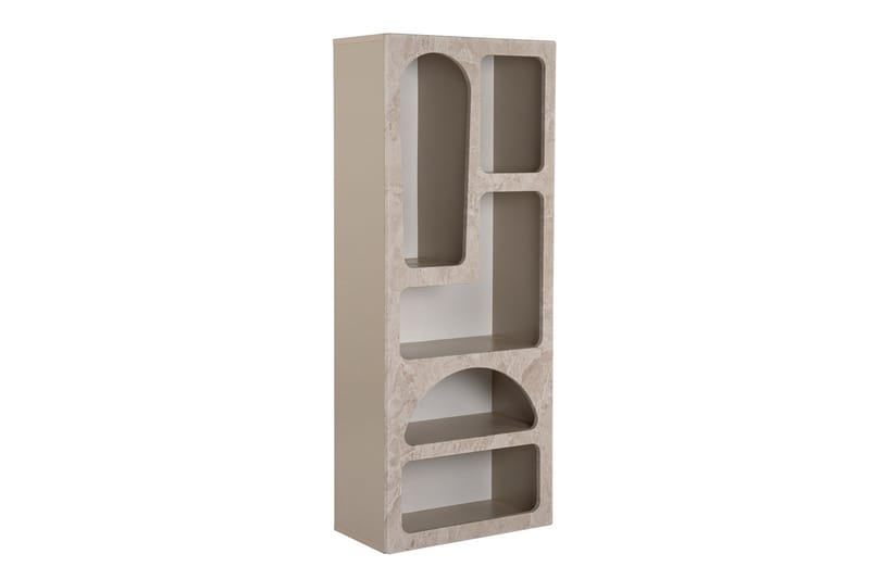 Wenus Bokhylle 60 cm - Travertin/Sandstein - Oppbevaring - Hylle - Bokhylle